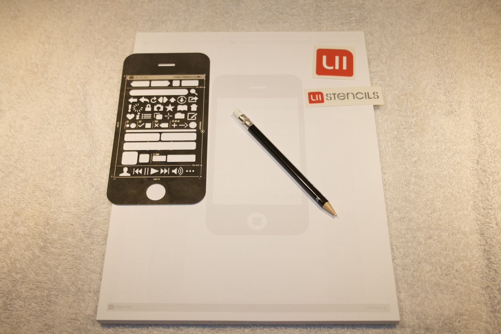 Kit de pochoir UI Stencils pour iPhone [Test]