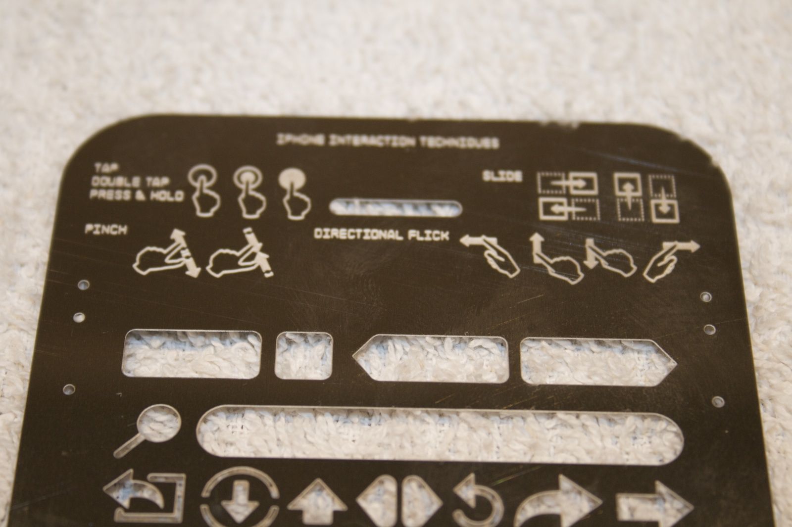 Kit de pochoir UI Stencils pour iPhone [Test]