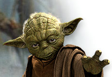 Après Darth Vader, Yoda vous guide sur la route!