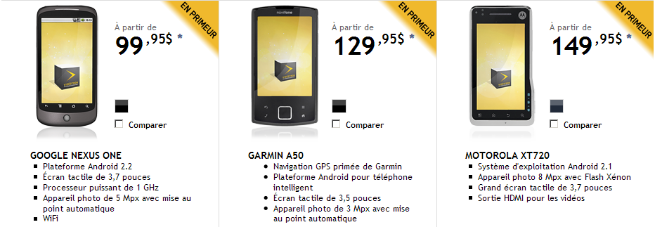 Videotron et son offre cellulaire 3G+