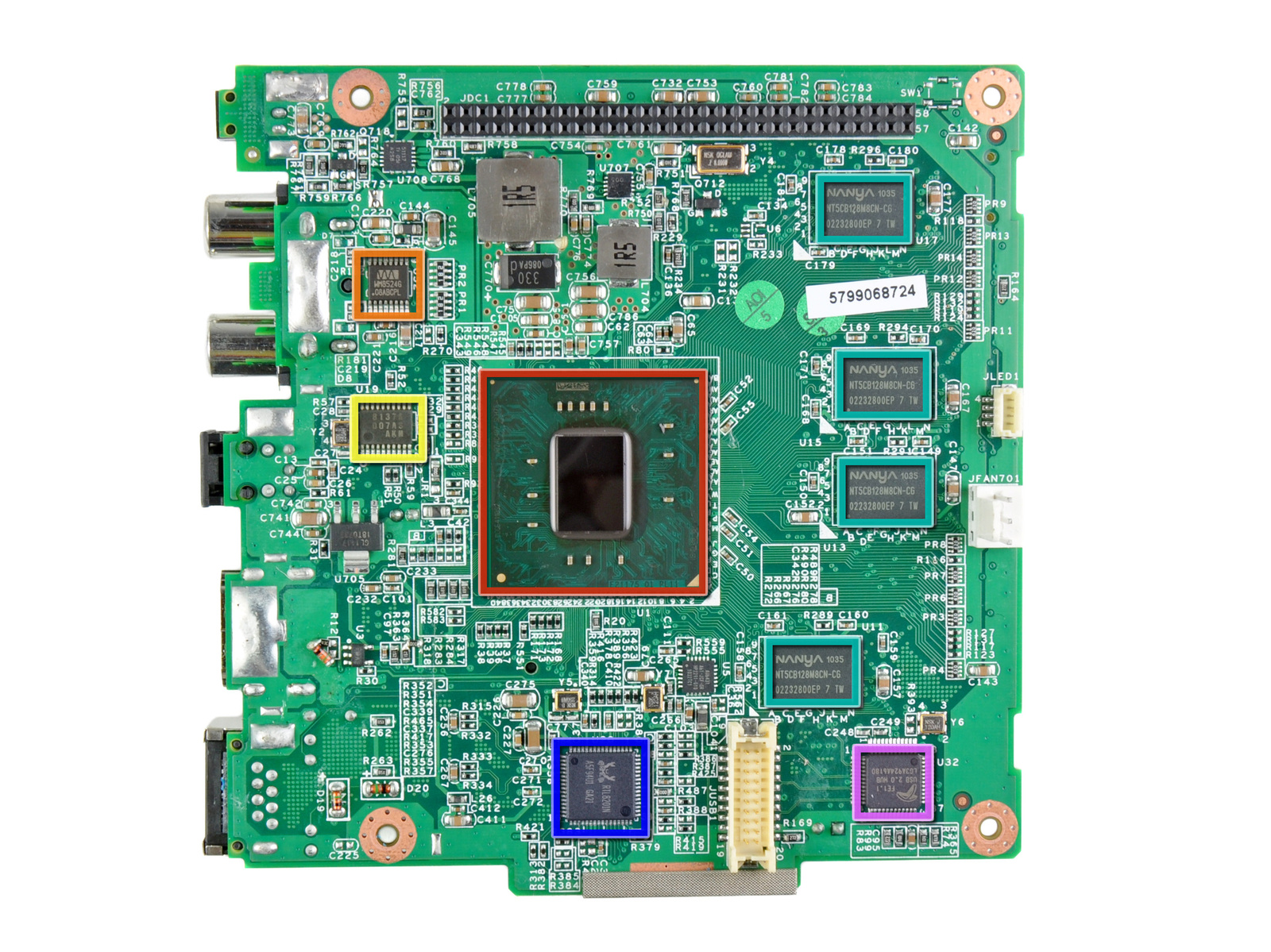 Les entrailles de la Boxee Box