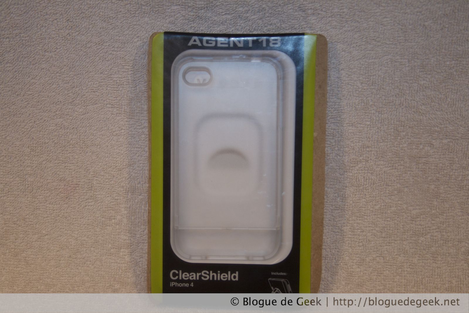 Agent18 ClearShield, étui pour iPhone 4 [Test]