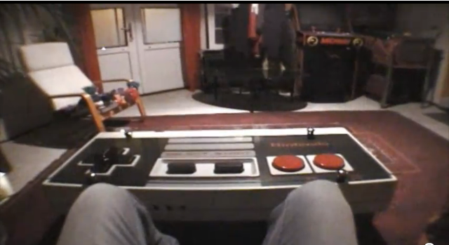 Une vraie table à café manette de Nintendo fonctionnelle!