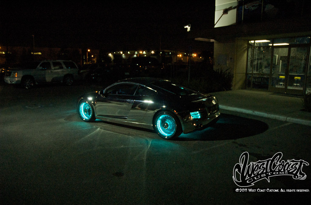 Une Audi R8 à la TRON:Legacy!