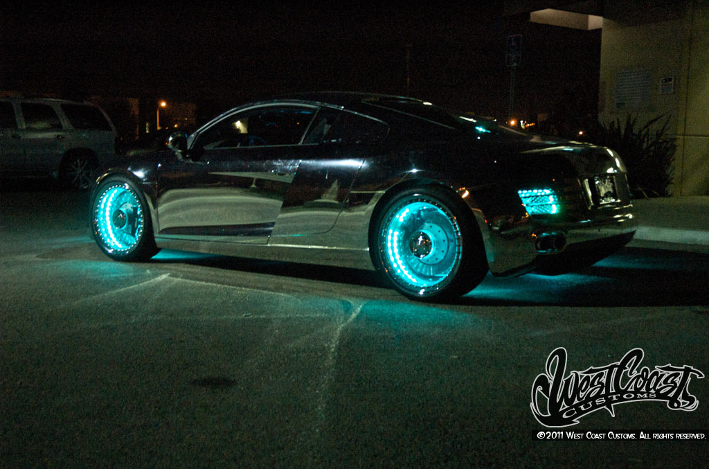 Une Audi R8 à la TRON:Legacy!
