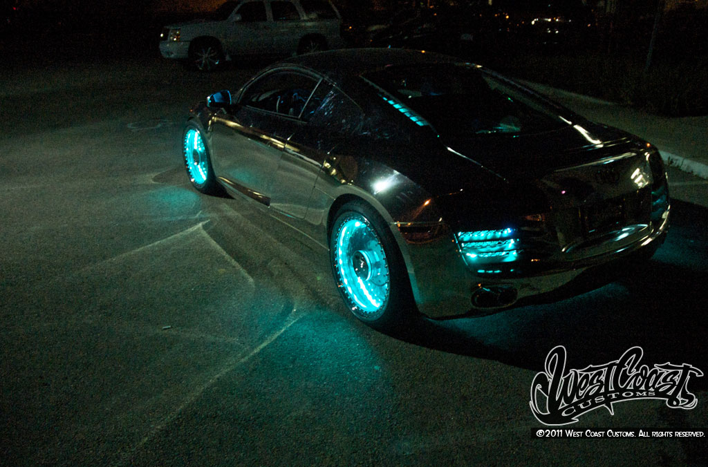Une Audi R8 à la TRON:Legacy!