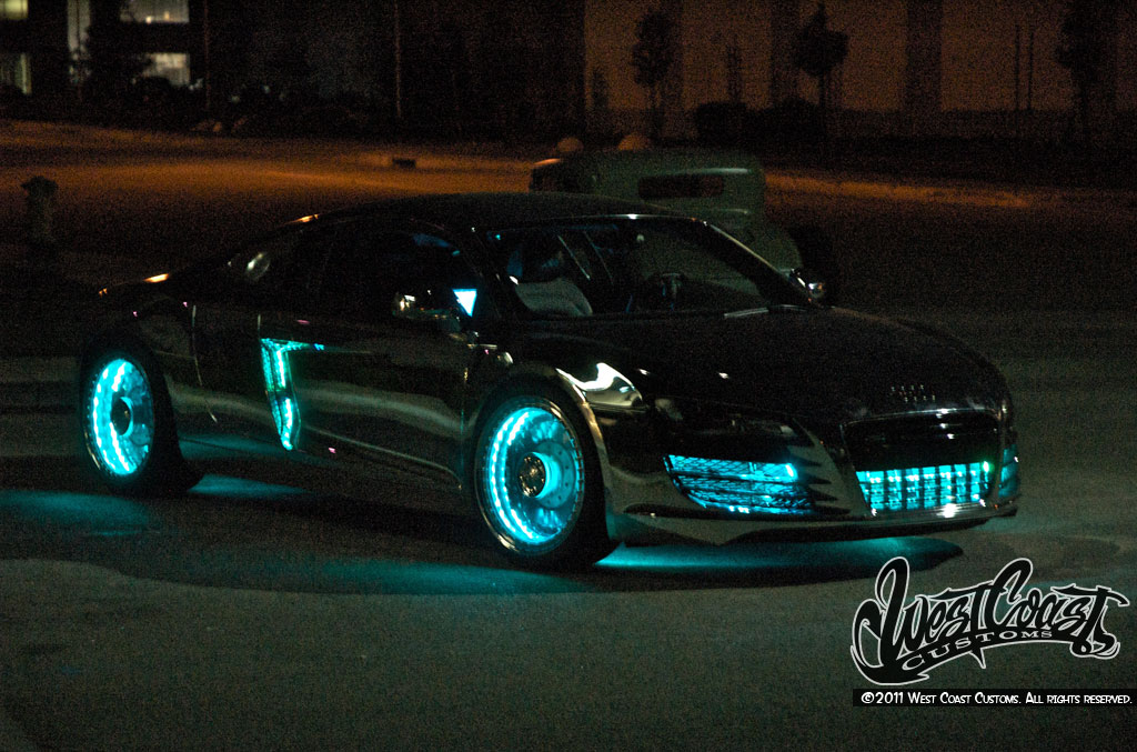 Une Audi R8 à la TRON:Legacy!