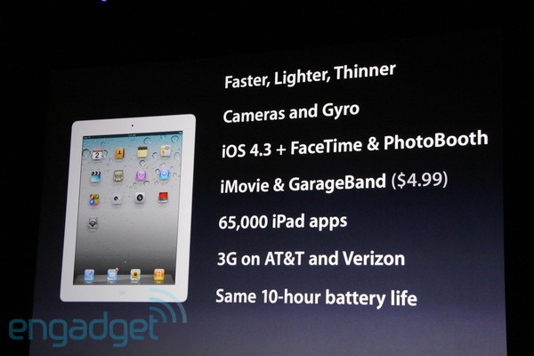 Lancement de l’iPad 2 en direct, ici même!
