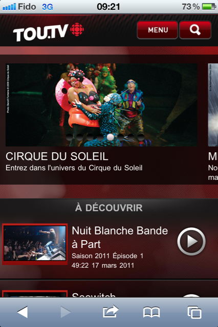 TOU.TV Mobile [Analyse]