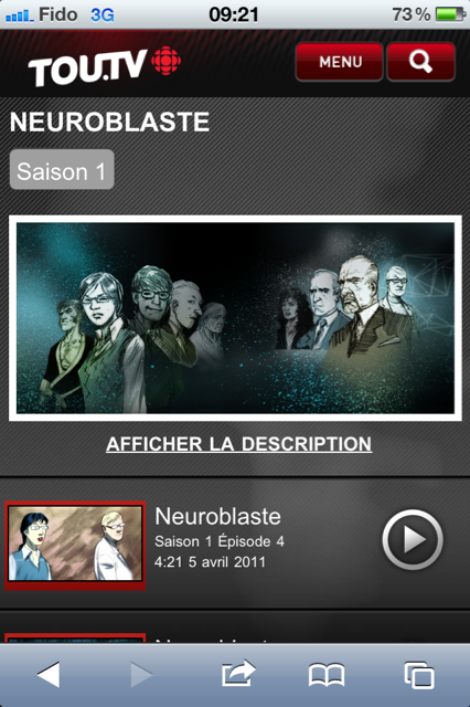 TOU.TV Mobile [Analyse]