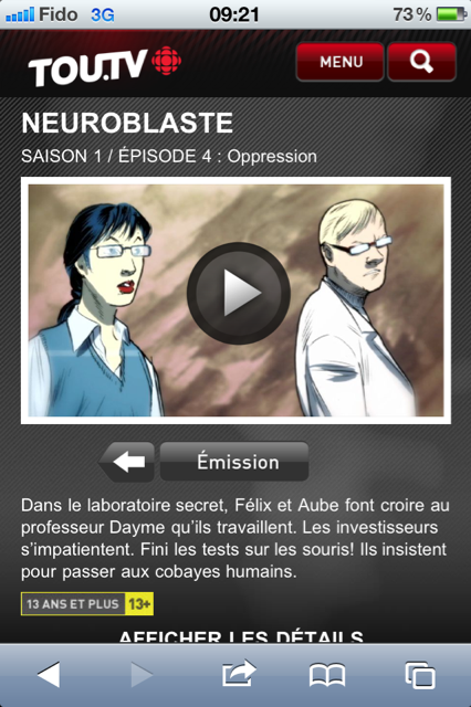 TOU.TV Mobile [Analyse]