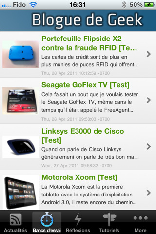 Blogue de Geek Mobile sur iOS, Android et Symbian!