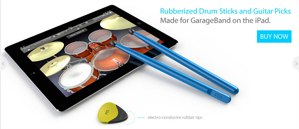 Pix and Stix, accessoires indispensables pour Garage Band