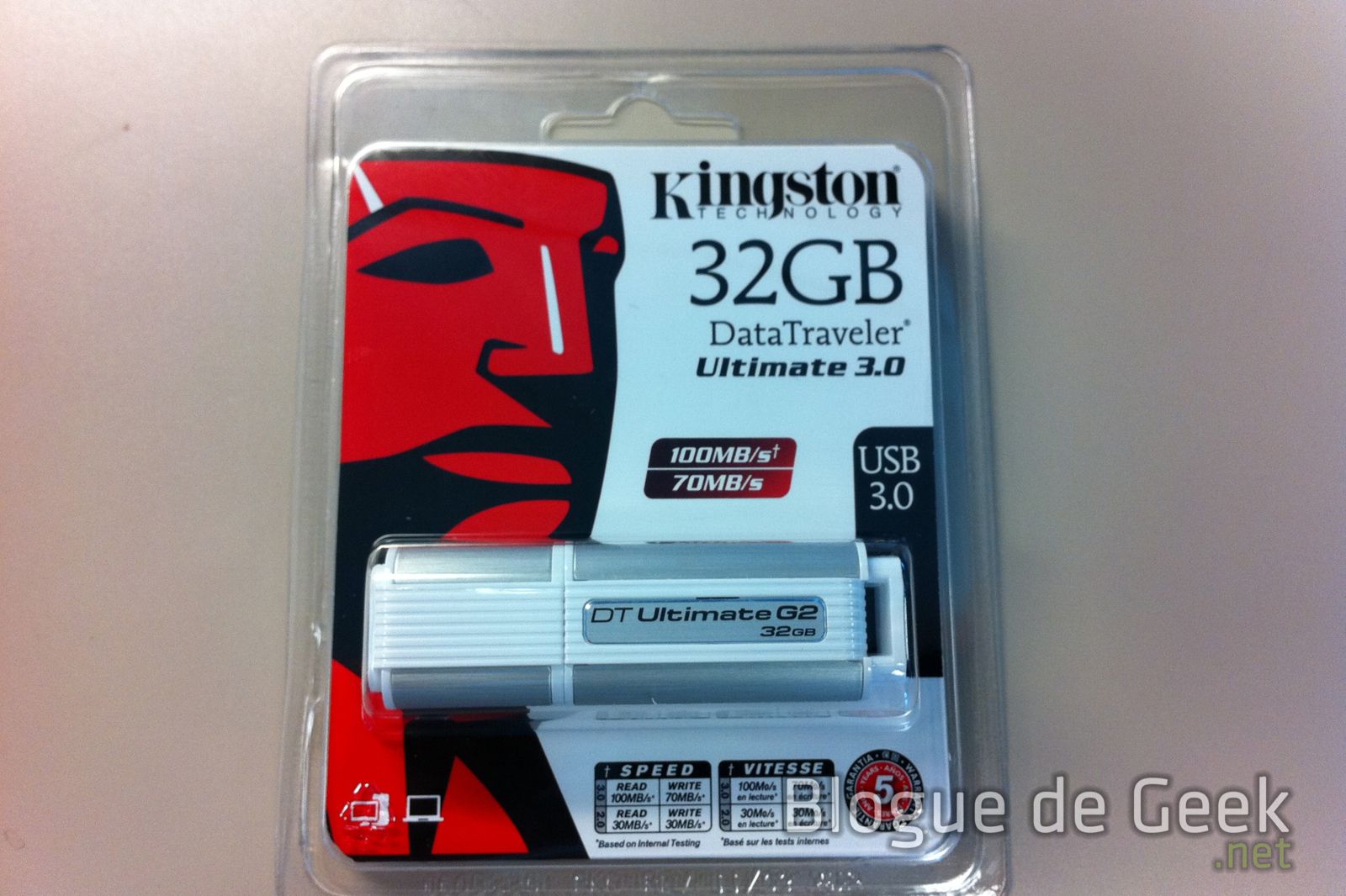 Kingston DT Ultimate 3.0, clé USB 3.0 [Test]