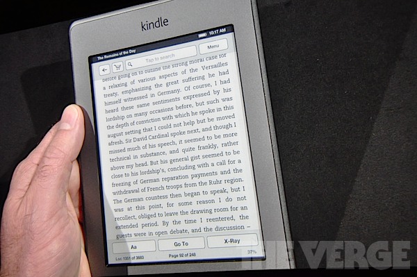 Tous les détails des Kindle, Kindle Touch et Kindle Fire