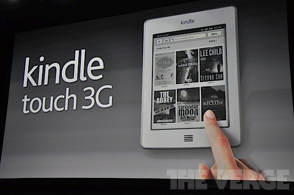 Tous les détails des Kindle, Kindle Touch et Kindle Fire