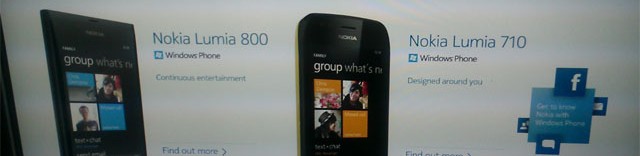 Voici les premiers téléphones WP7 de Nokia?