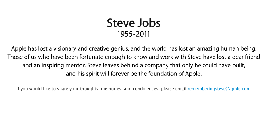 Au revoir, Steve