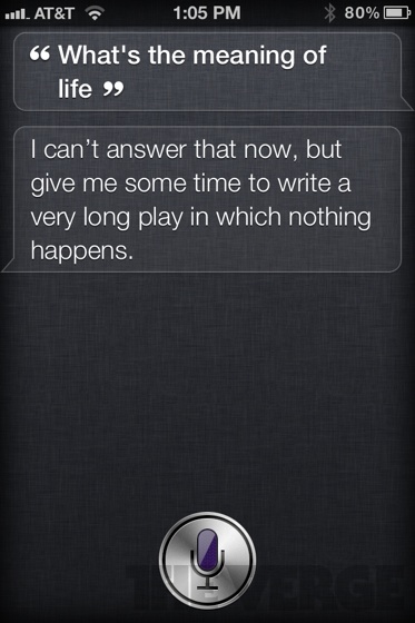 Siri, le sens de la vie… et comment cacher un corps!