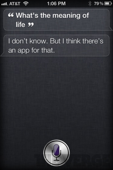 Siri, le sens de la vie… et comment cacher un corps!
