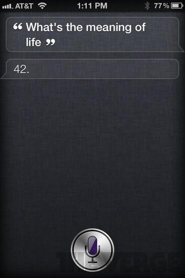 Siri, le sens de la vie… et comment cacher un corps!