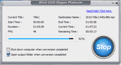 WinX DVD Ripper Platinum, sauvegarde de films DVD [Test]