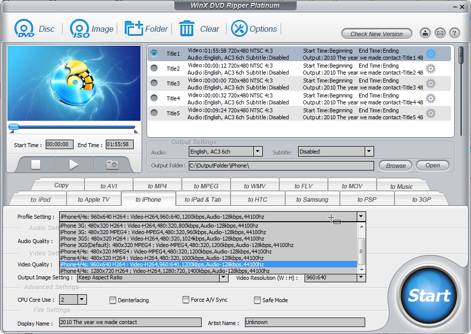 WinX DVD Ripper Platinum, sauvegarde de films DVD [Test]