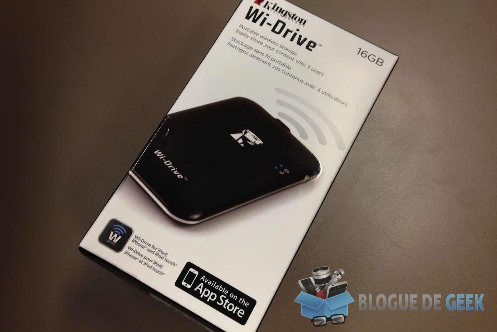 Kingston Wi-Drive 16Go [Test]