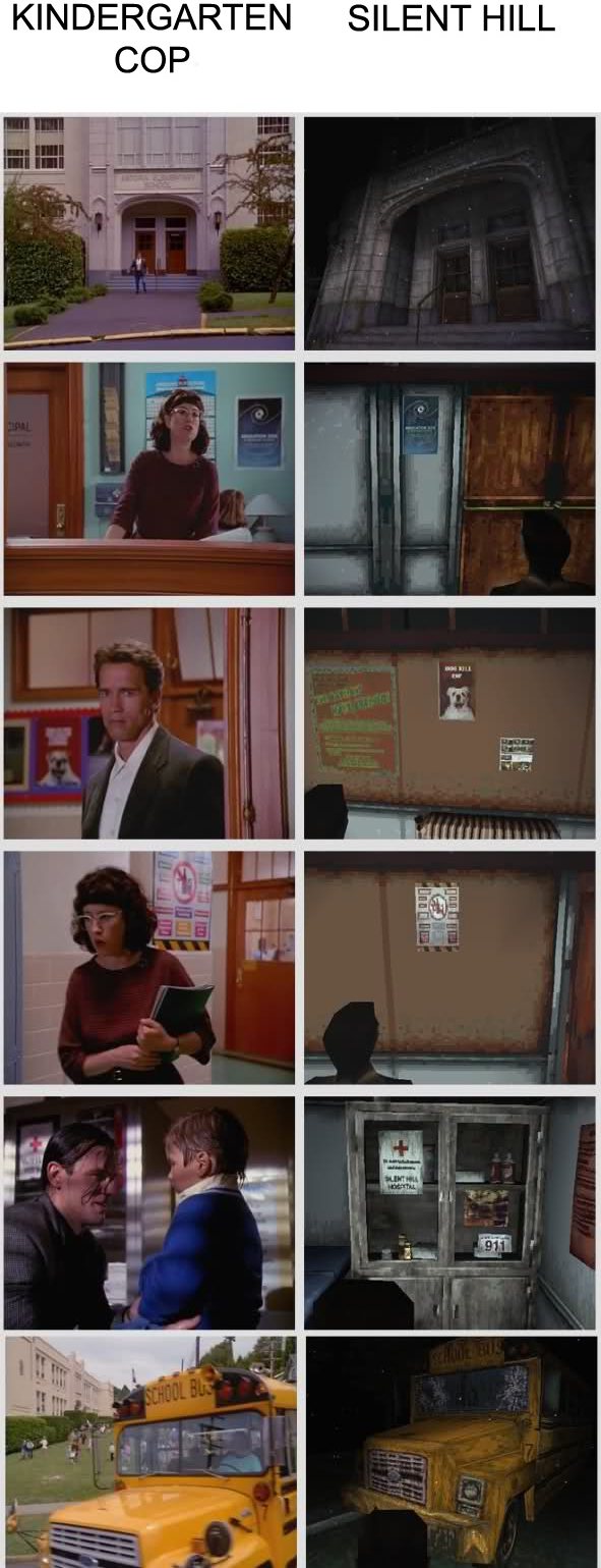 Silent Hill ou Flic à la maternelle?