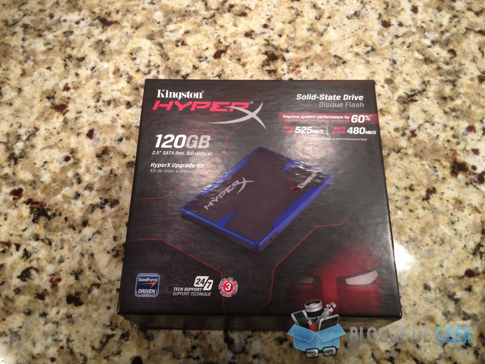 Disque SSD Kingston HyperX 120Go [Test]