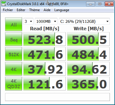 Disque SSD Kingston HyperX 120Go [Test]
