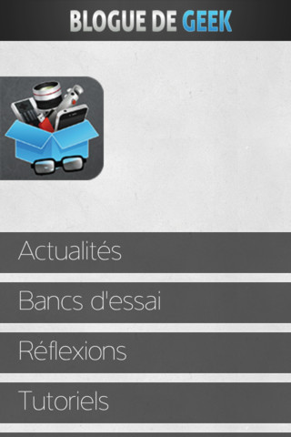 Blogue de Geek Mobile mis à jour en version 1.4
