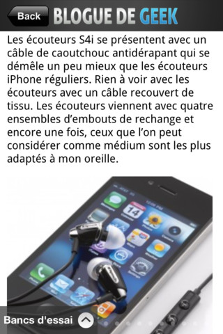 Blogue de Geek Mobile mis à jour en version 1.4
