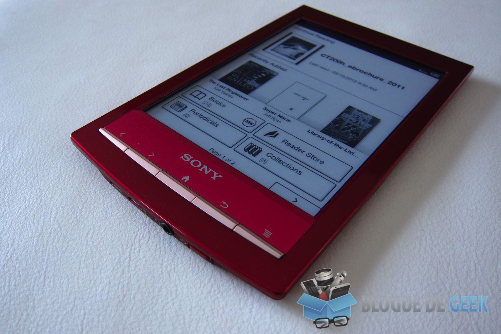 Sony Reader Touch PRS-T1 [Test]