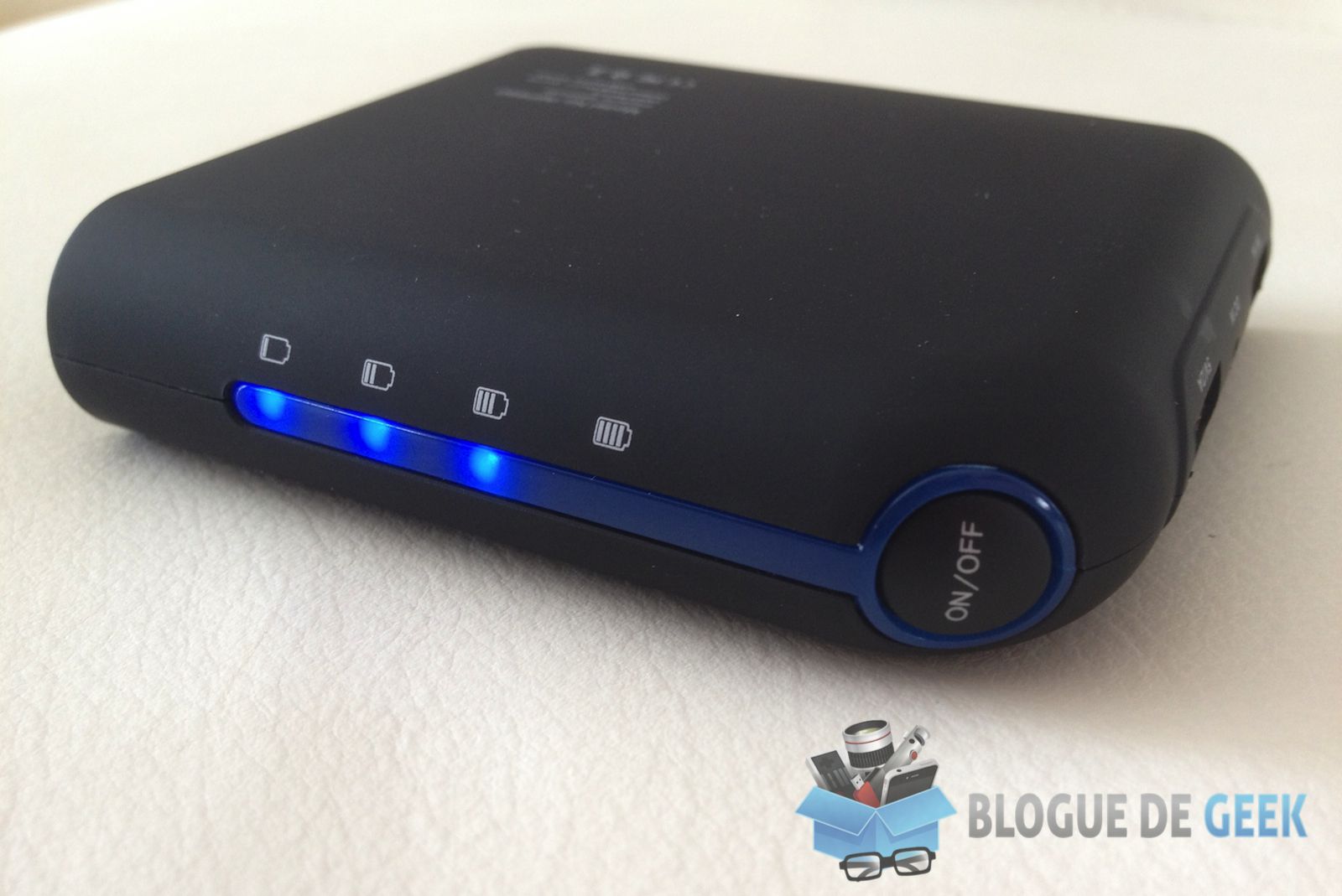 Pile externe haute capacité iGeek de 9,900 mAh [Test]