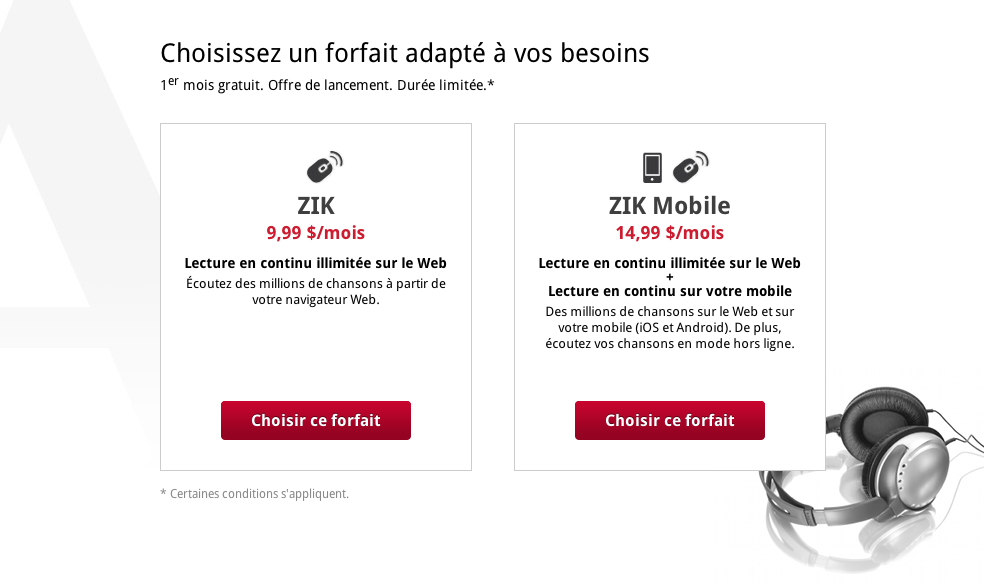 Zik.ca : Enfin une plateforme de streaming québécoise