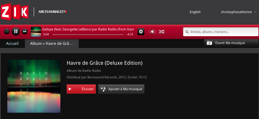 Zik.ca : Enfin une plateforme de streaming québécoise