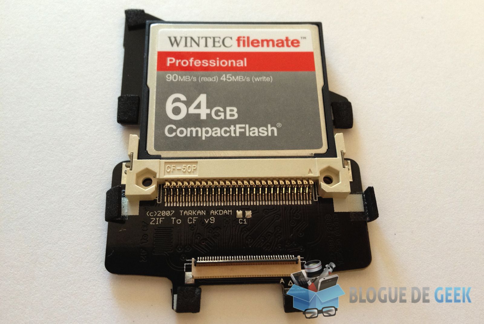 Remplacer le disque de son Zune ou iPod par une carte CompactFlash [Tutoriel]