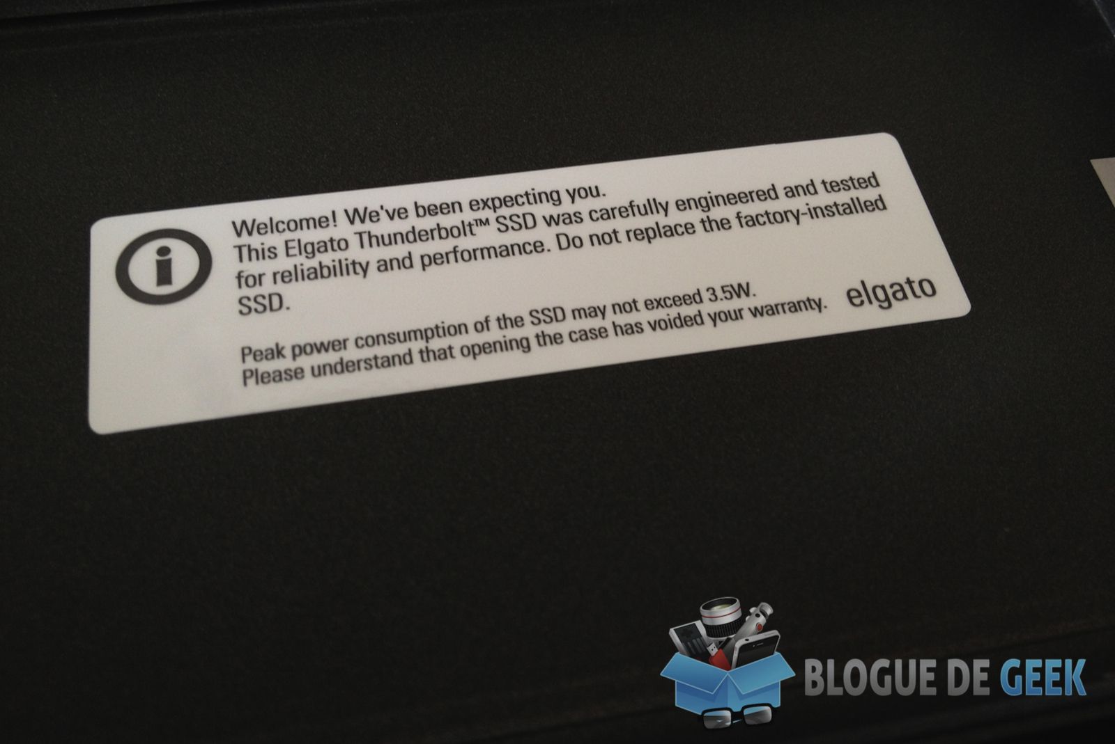 Disque externe Elgato Thunderbolt SSD 120Go [Test]