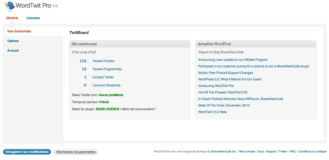 WordTwit Pro pour WordPress [Test]