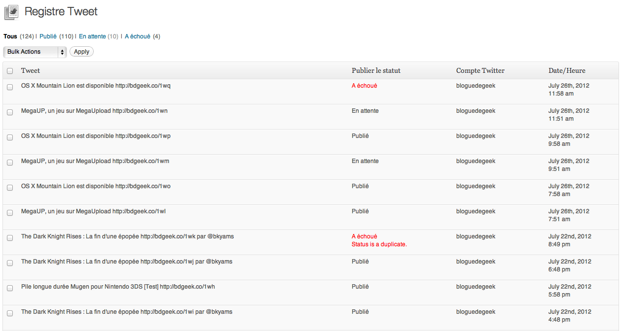 WordTwit Pro pour WordPress [Test]