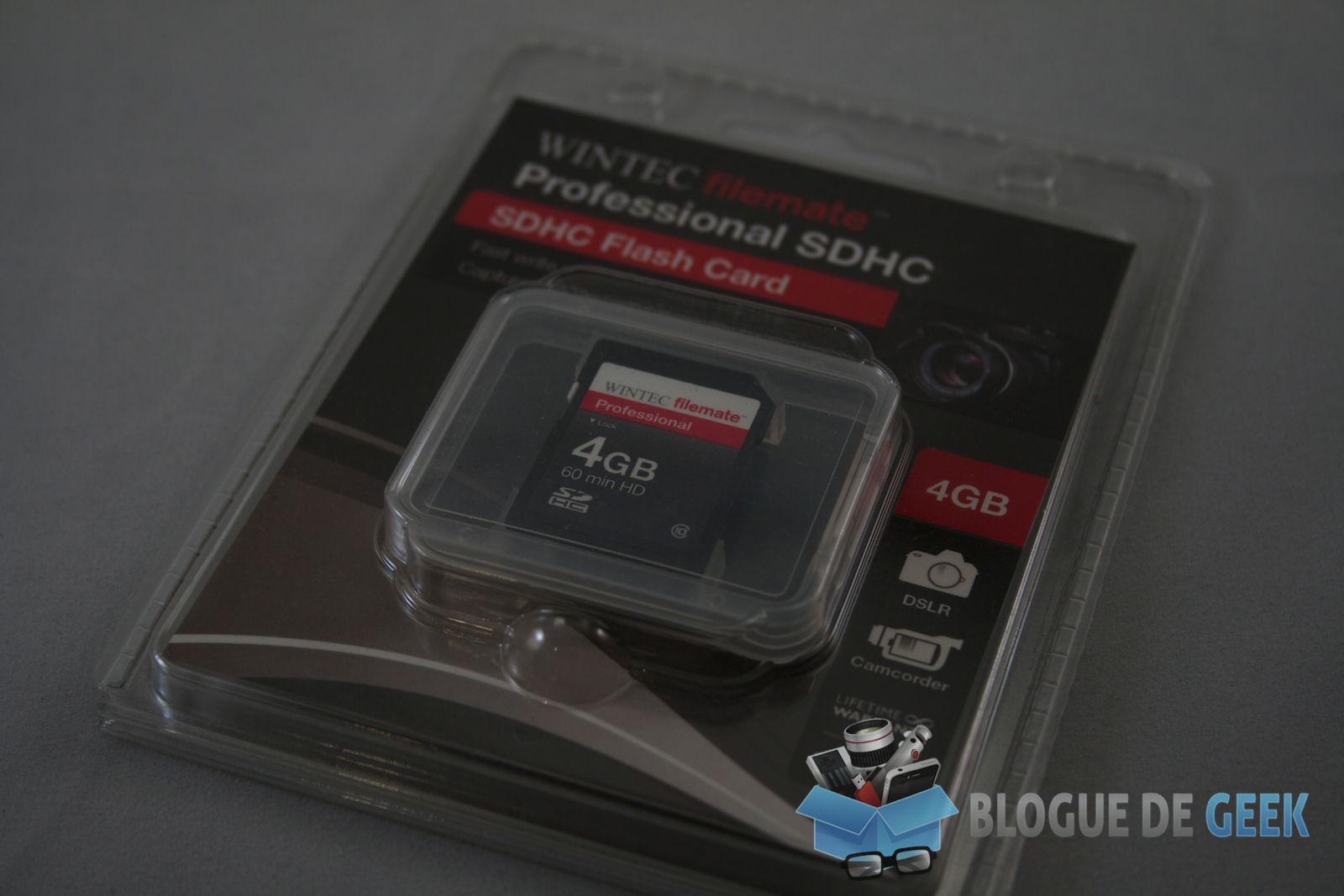Carte SDHC Wintec FileMate Professional [Test]