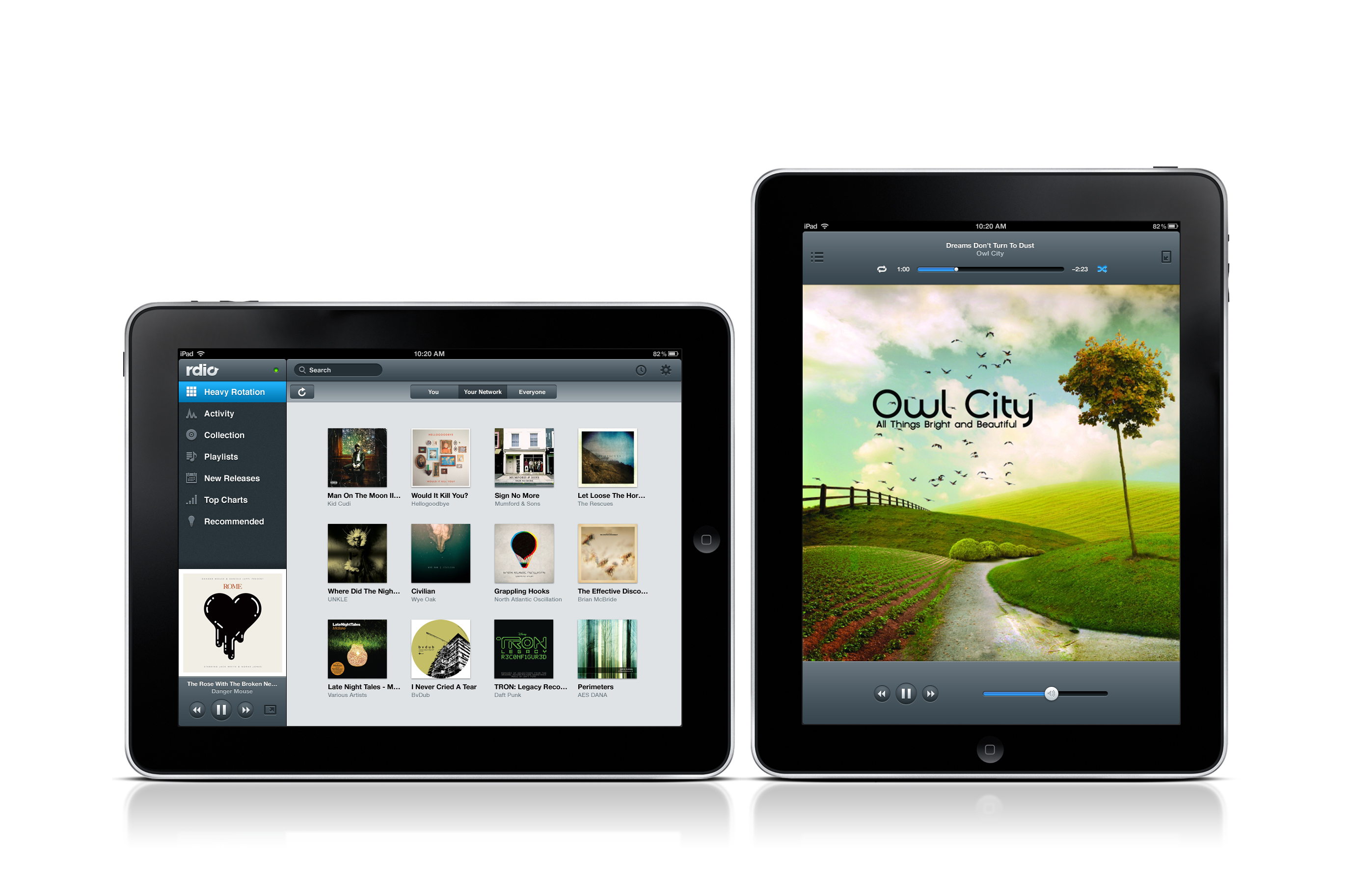 Rdio, un essai de la plateforme musicale [Test]