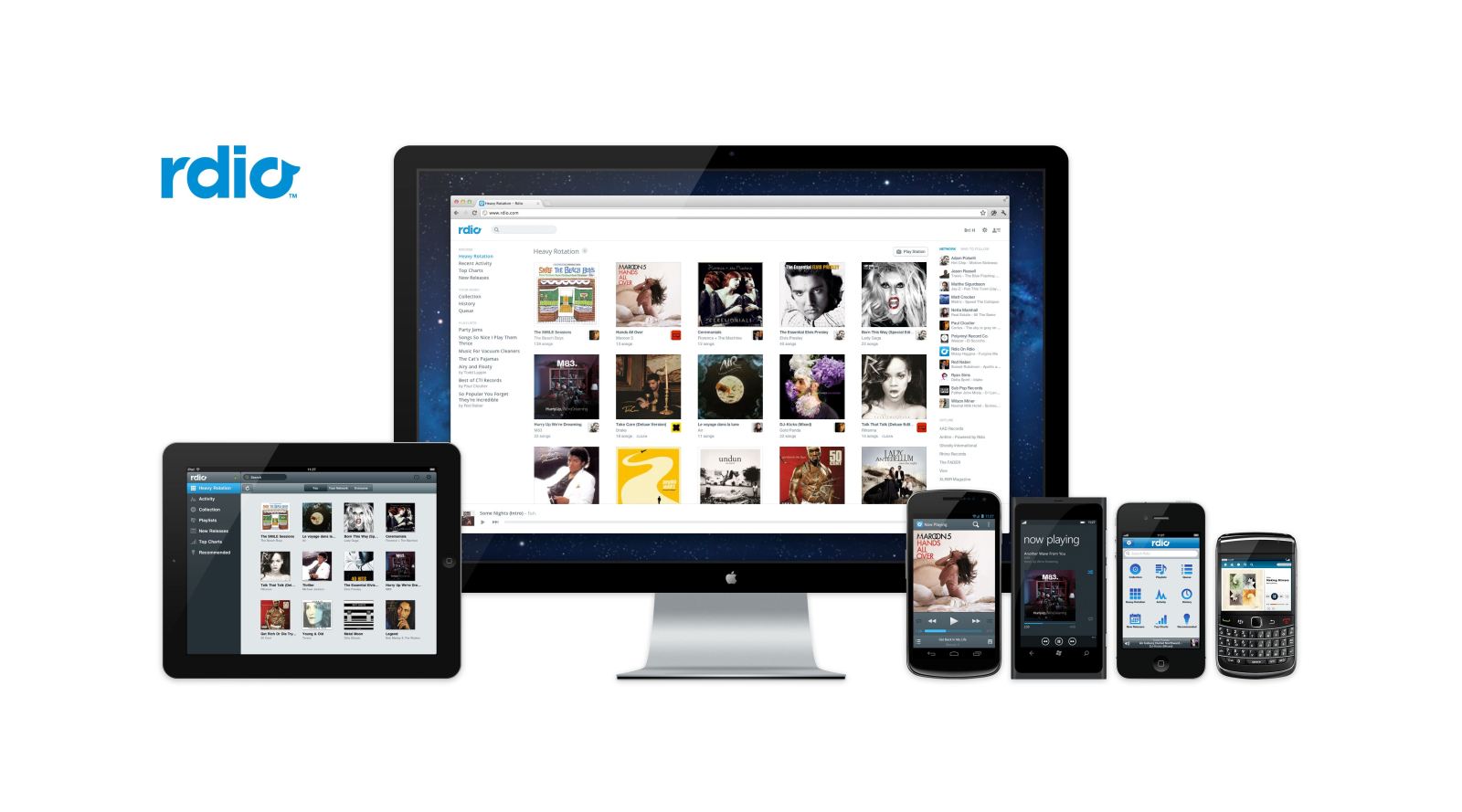 Rdio, un essai de la plateforme musicale [Test]