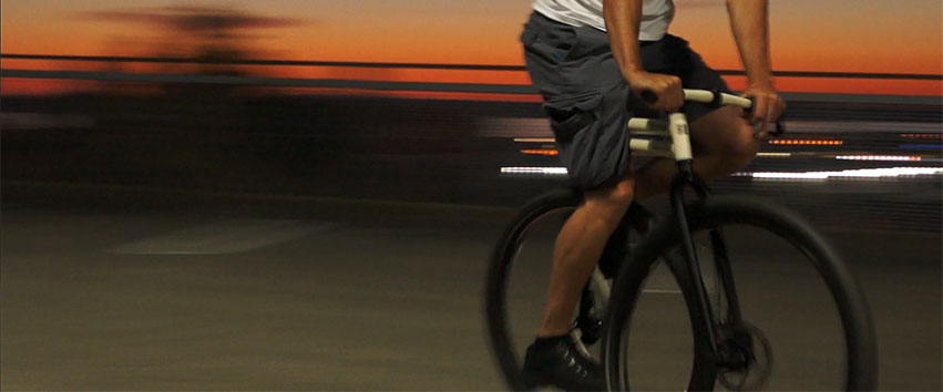 Le bicymple, un design de vélo sans chaine