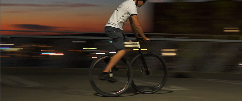 Le bicymple, un design de vélo sans chaine