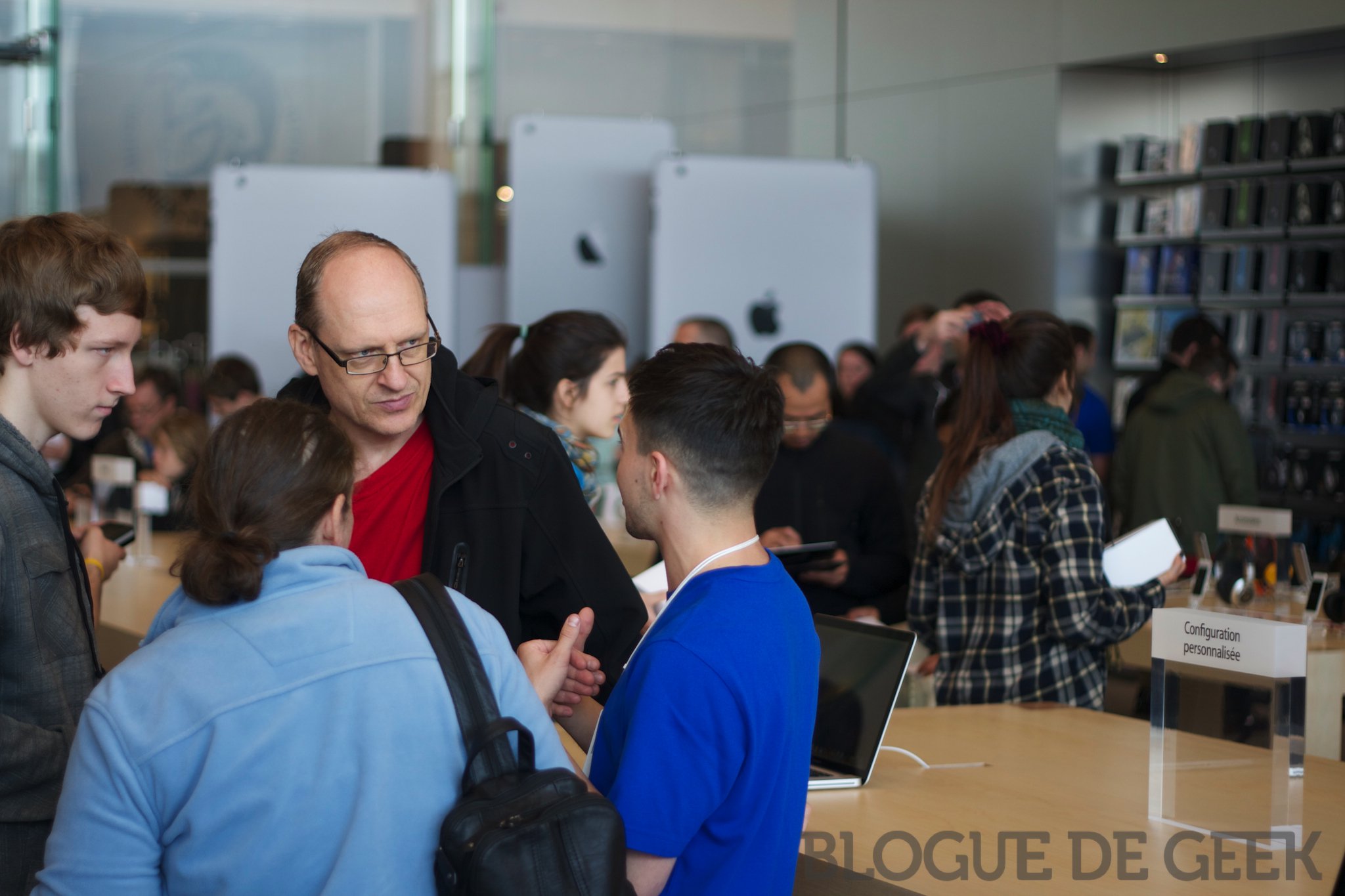 Ouverture du Apple Store du Quartier Dix-30