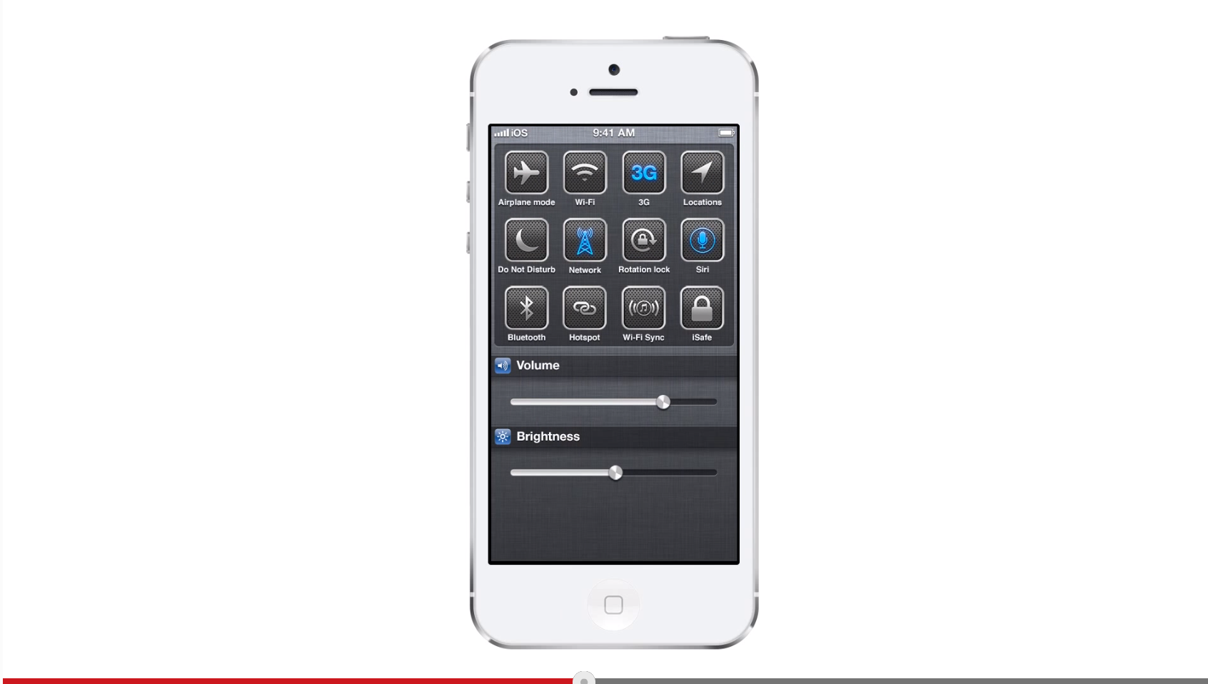Une proposition d&rsquo;interface pour iOS 7