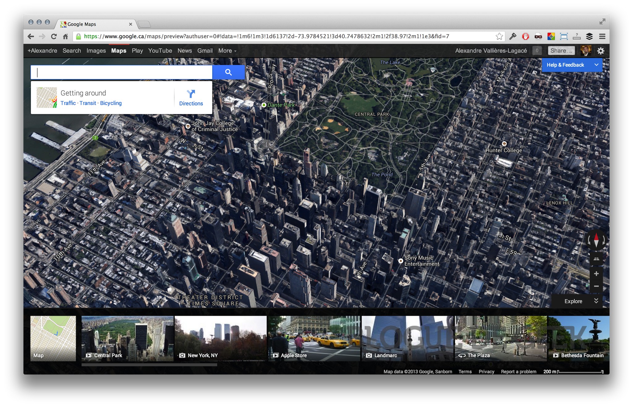 Un aperçu du nouveau Google Maps