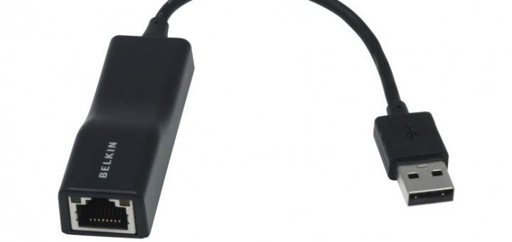 Test de l&rsquo;adaptateur Ethernet USB de Belkin